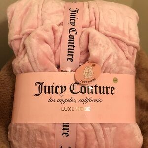 Juicy Couture Blush Pink Plush Robe